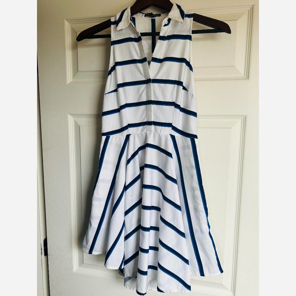 Express Sleeveless White Dress